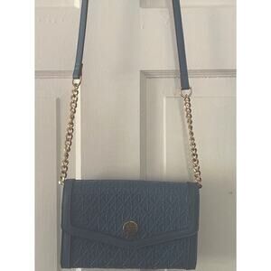 Anne Klein crossbody Blue Purse‎ New
